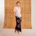 Celine Sakura Short Sleeve - Mandalas Women’s Modern Embroidered Cotton Kebaya Top