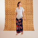 Celine Short Sleeve - Mandalas Women’s Modern Embroidered Cotton Kebaya Top