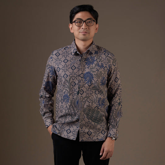 Coreno - Mandalas Kemeja Batik Pria Premium Lengan Panjang