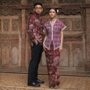 Wita - Mandalas Sarimbit Couple Set Long Sleeve Shirt and Premium Batik Skirt