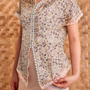 Dalilah Short Sleeve - Mandalas Women’s Modern Viscose Blouse