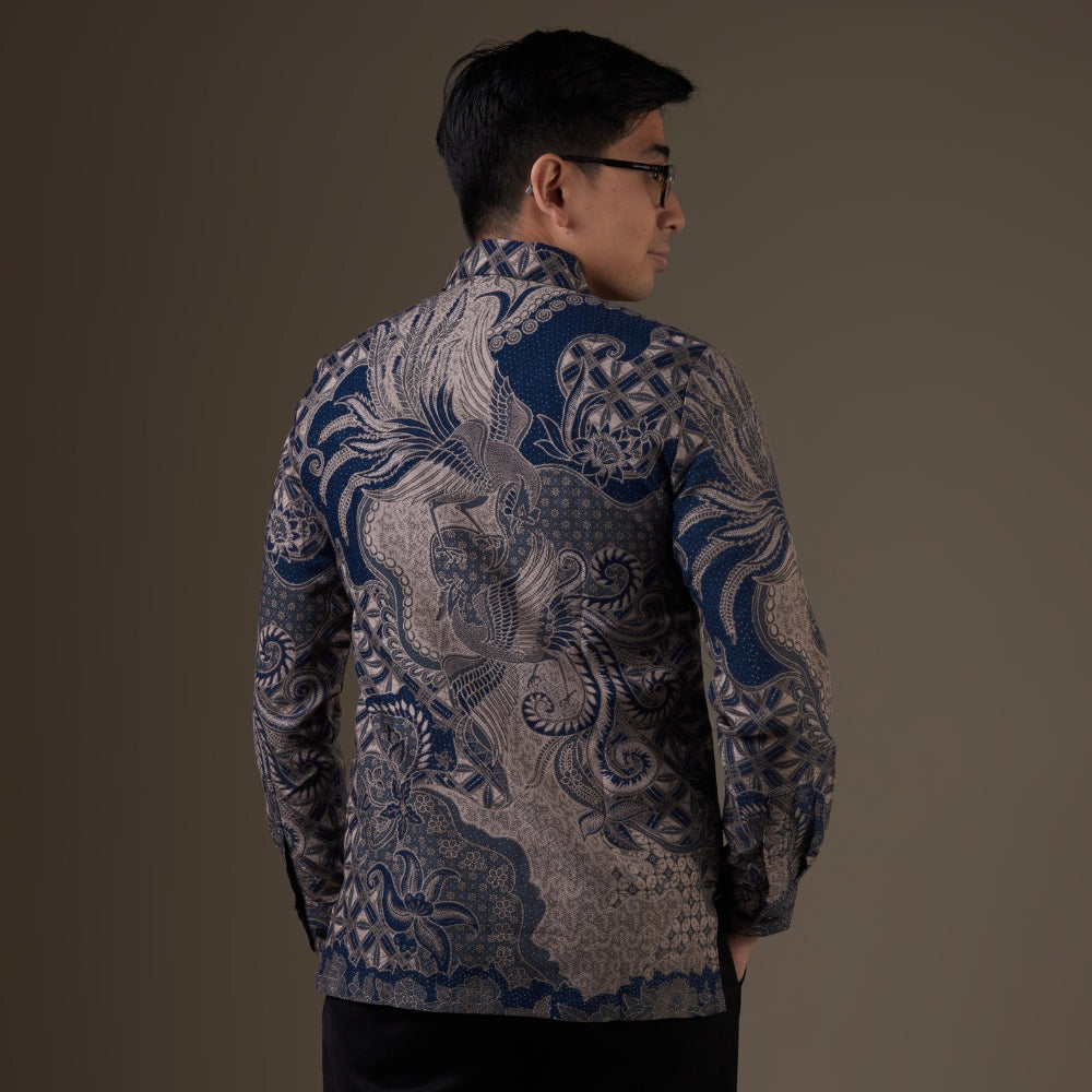 Firaya - Mandalas Kemeja Batik Pria Premium Lengan Panjang