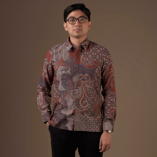 Firiyal - Mandalas Kemeja Batik Pria Premium Lengan Panjang