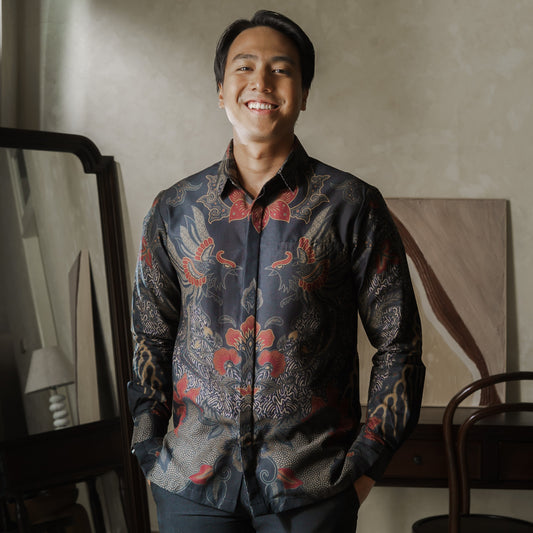 Garuda - Mandalas Kemeja Batik Pria Premium Lengan Panjang