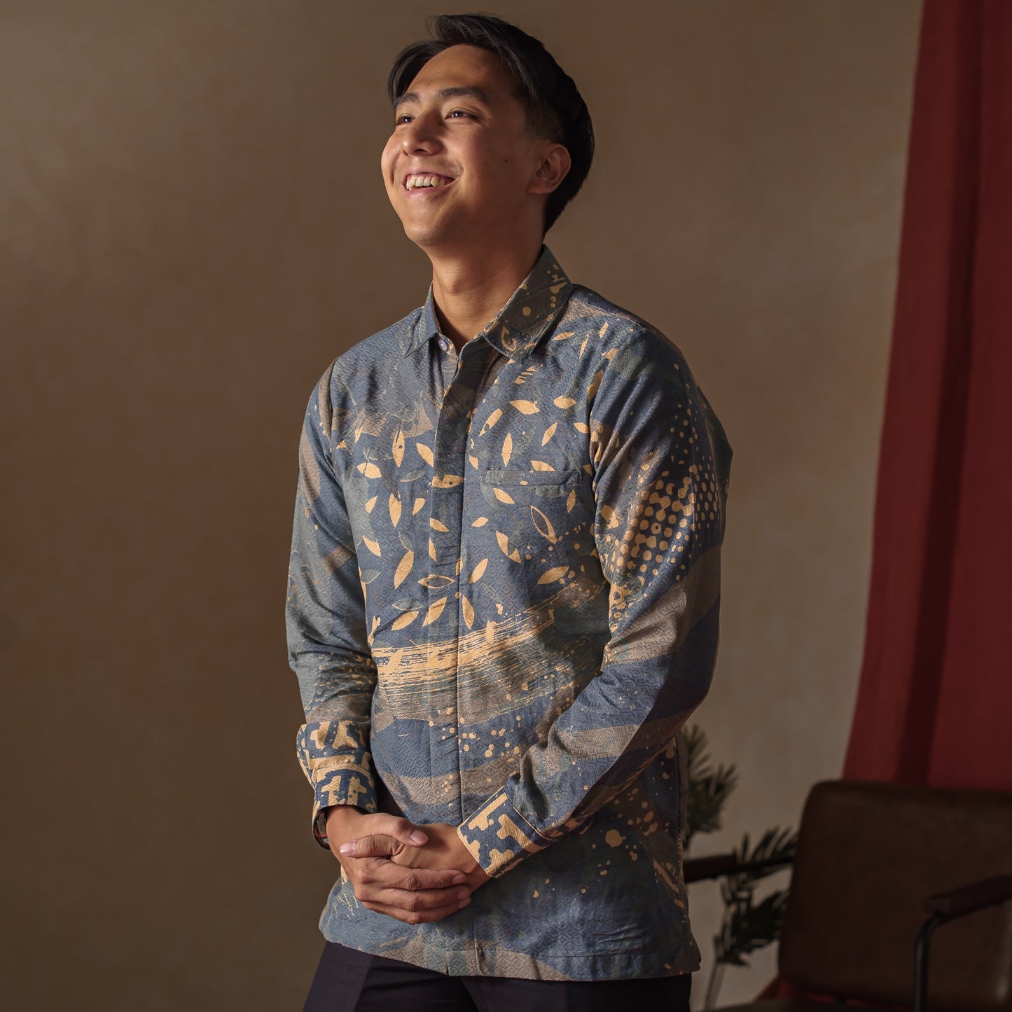 Kelana - Mandalas Kemeja Batik Pria Lengan Panjang