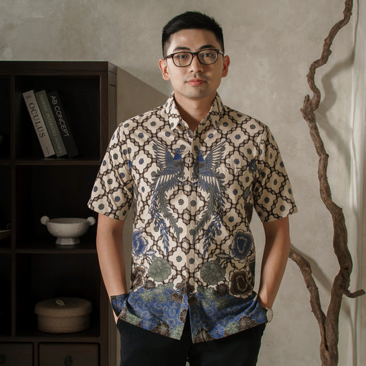 Kunca - Mandalas Kemeja Batik Pria Premium Lengan Pendek