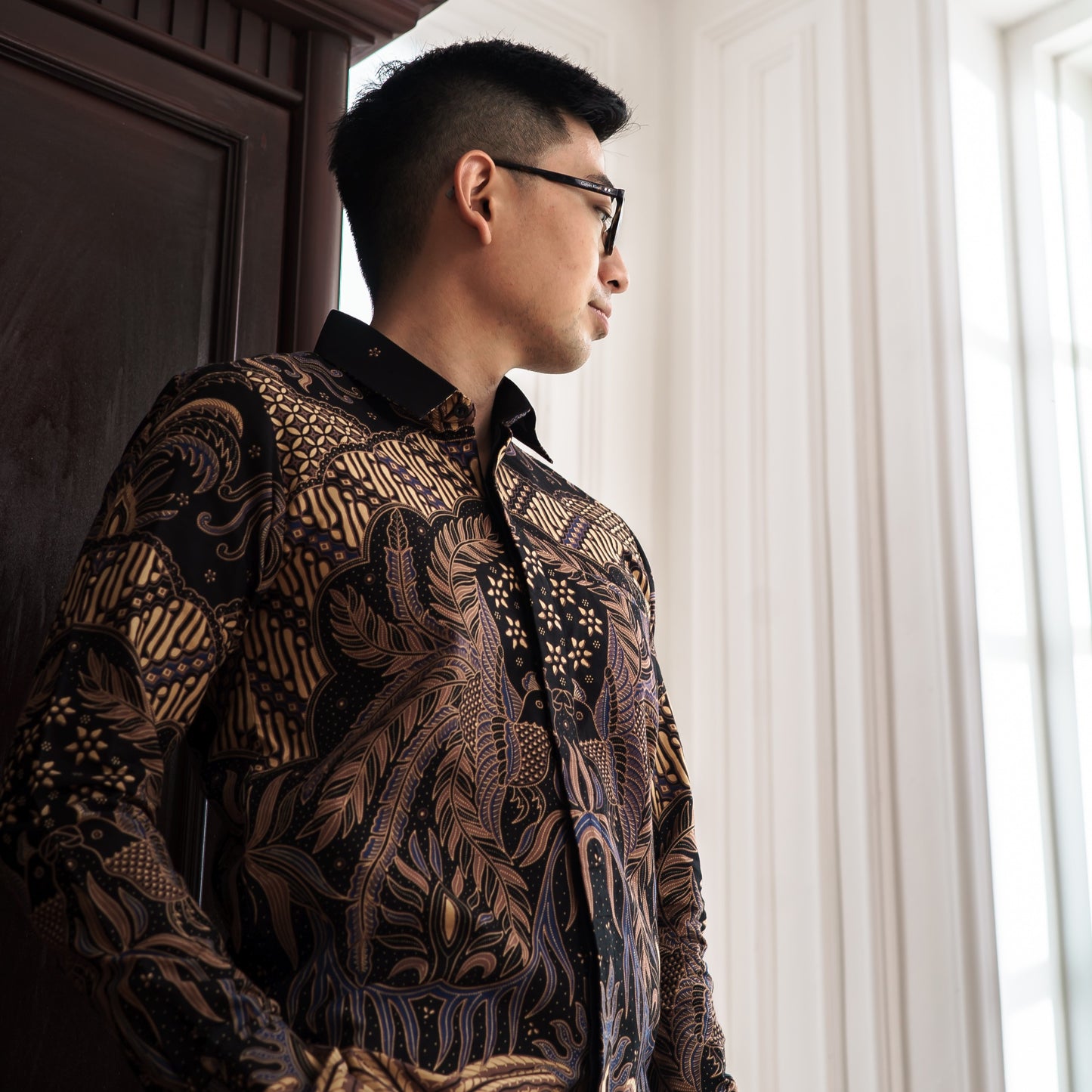 Matedian - Mandalas Kemeja Batik Pria Premium Lengan Panjang