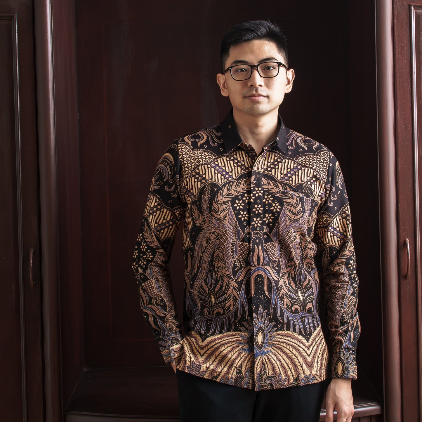 Matedian - Mandalas Kemeja Batik Pria Premium Lengan Panjang