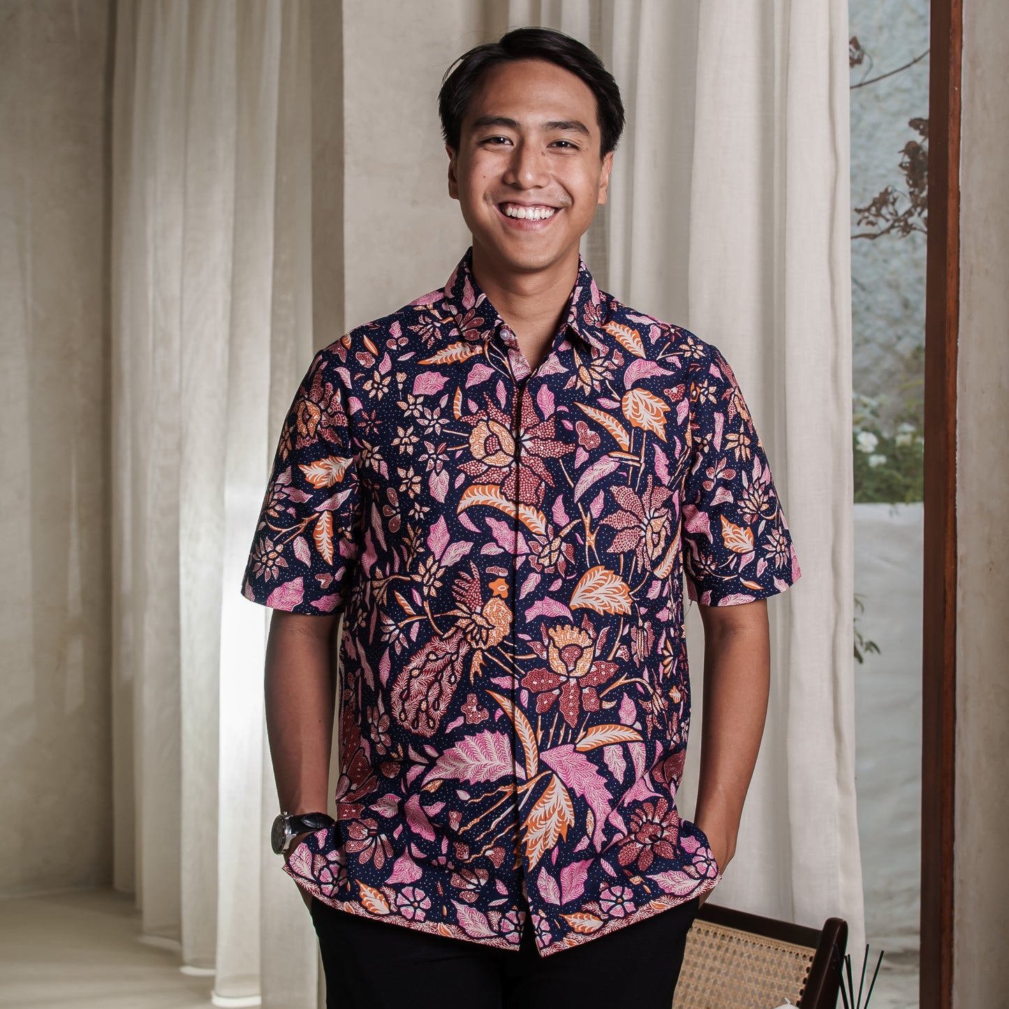 Nuri - Mandalas Kemeja Batik Pria Premium Lengan Pendek