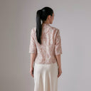 Nadine Blush Long Sleeve - Mandalas Women's Kebaya Top
