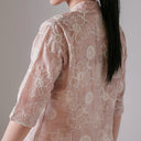 Nadine Blush Long Sleeve - Mandalas Women's Kebaya Top
