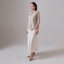 Nadine Latte Long Sleeve - Mandalas Women's Kebaya Top