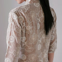 Nadine Latte Long Sleeve - Mandalas Women's Kebaya Top