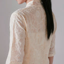 Nadine Vanilla Long Sleeve - Mandalas Women's Kebaya Top