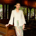 Nara Oat Lengan Panjang - Mandalas Kebaya Kutubaru Wanita Bahan Woven Premium Elegan
