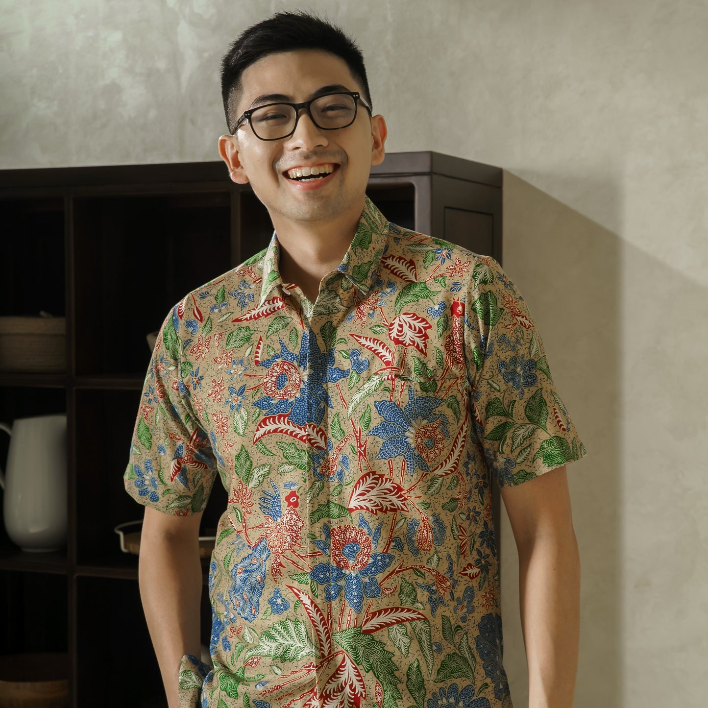 Nugata - Mandalas Kemeja Batik Pria Premium Lengan Pendek