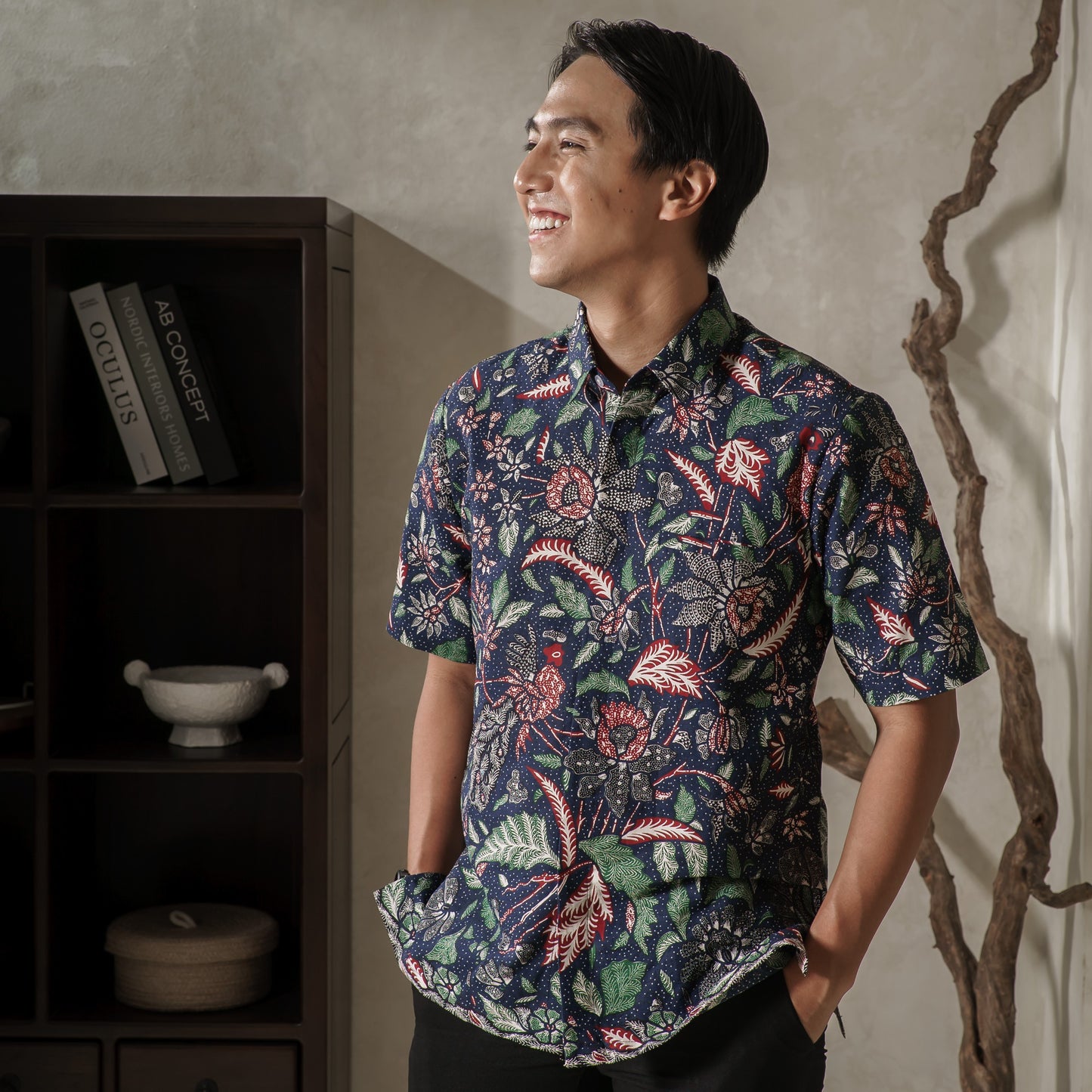 Nusa - Mandalas Kemeja Batik Pria Premium Lengan Pendek