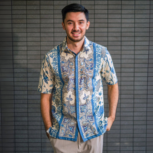 Padilla - Mandalas Kemeja Batik Pria Premium Lengan Pendek