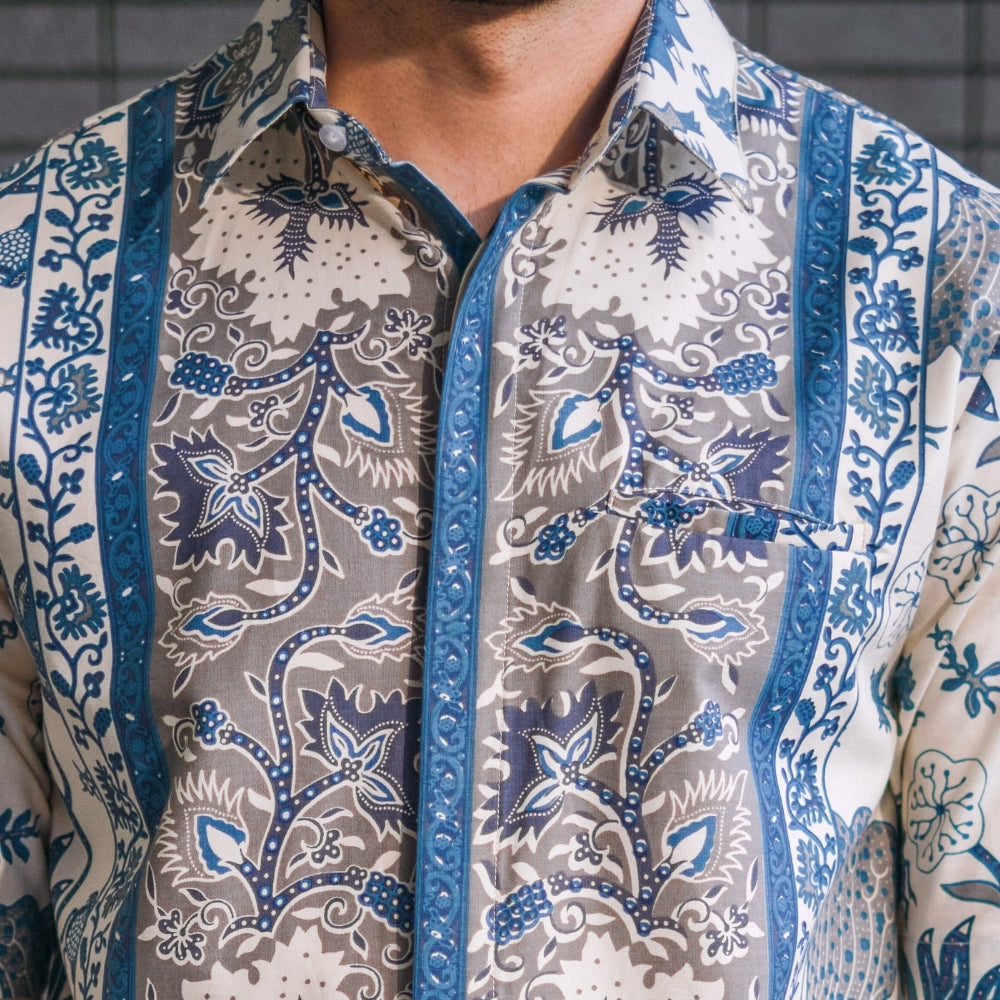 Padilla - Mandalas Kemeja Batik Pria Premium Lengan Pendek