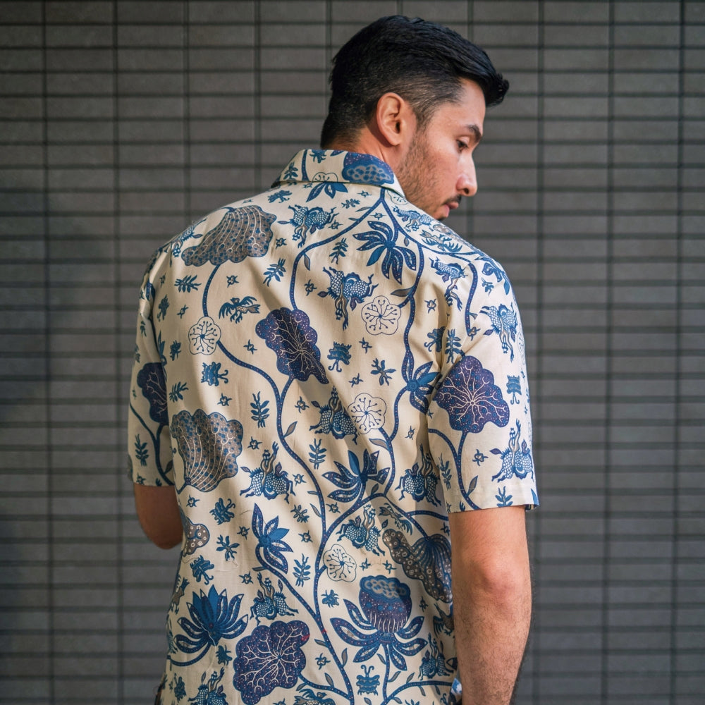 Padilla - Mandalas Kemeja Batik Pria Premium Lengan Pendek