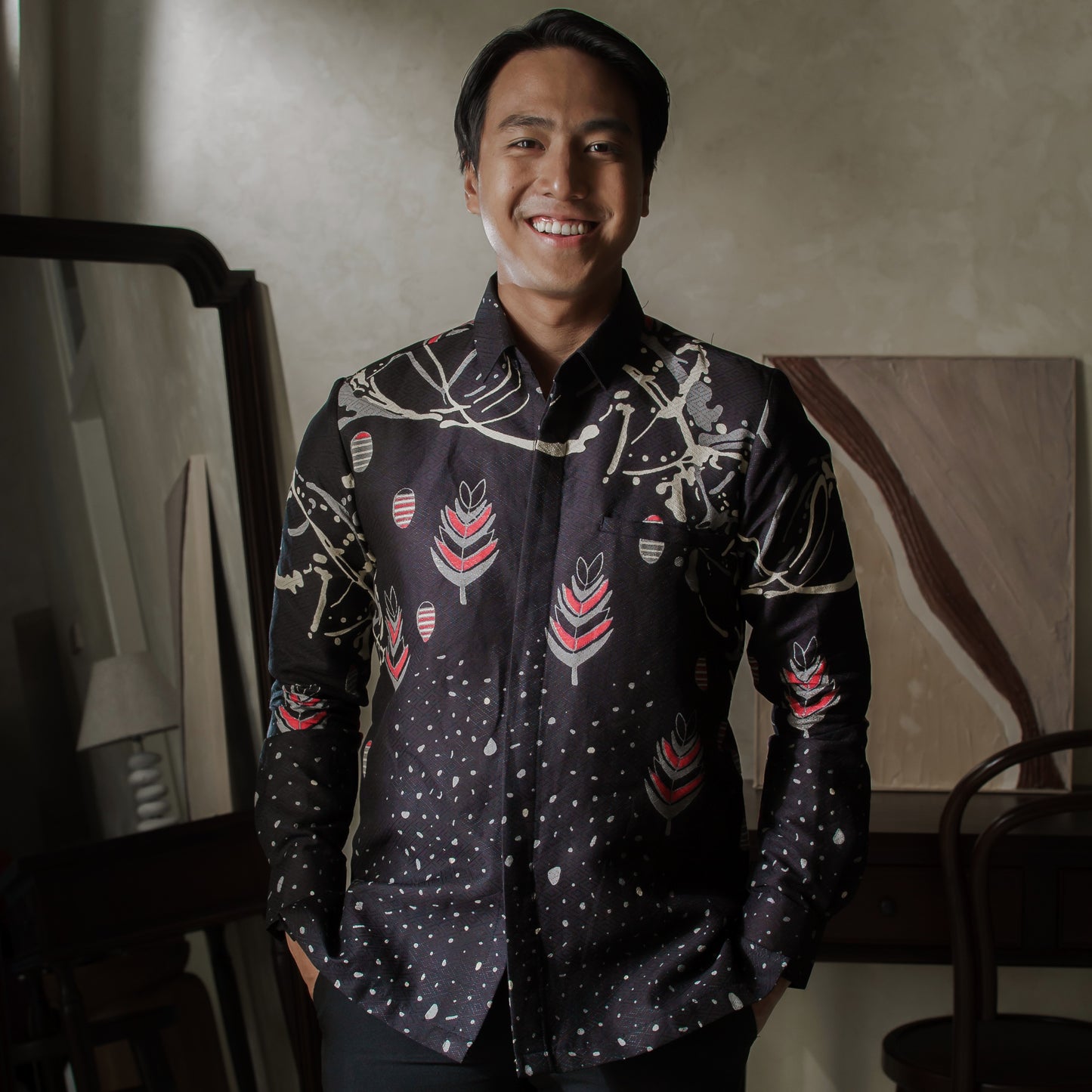 Pocca - Mandalas Kemeja Batik Pria Premium Lengan Panjang