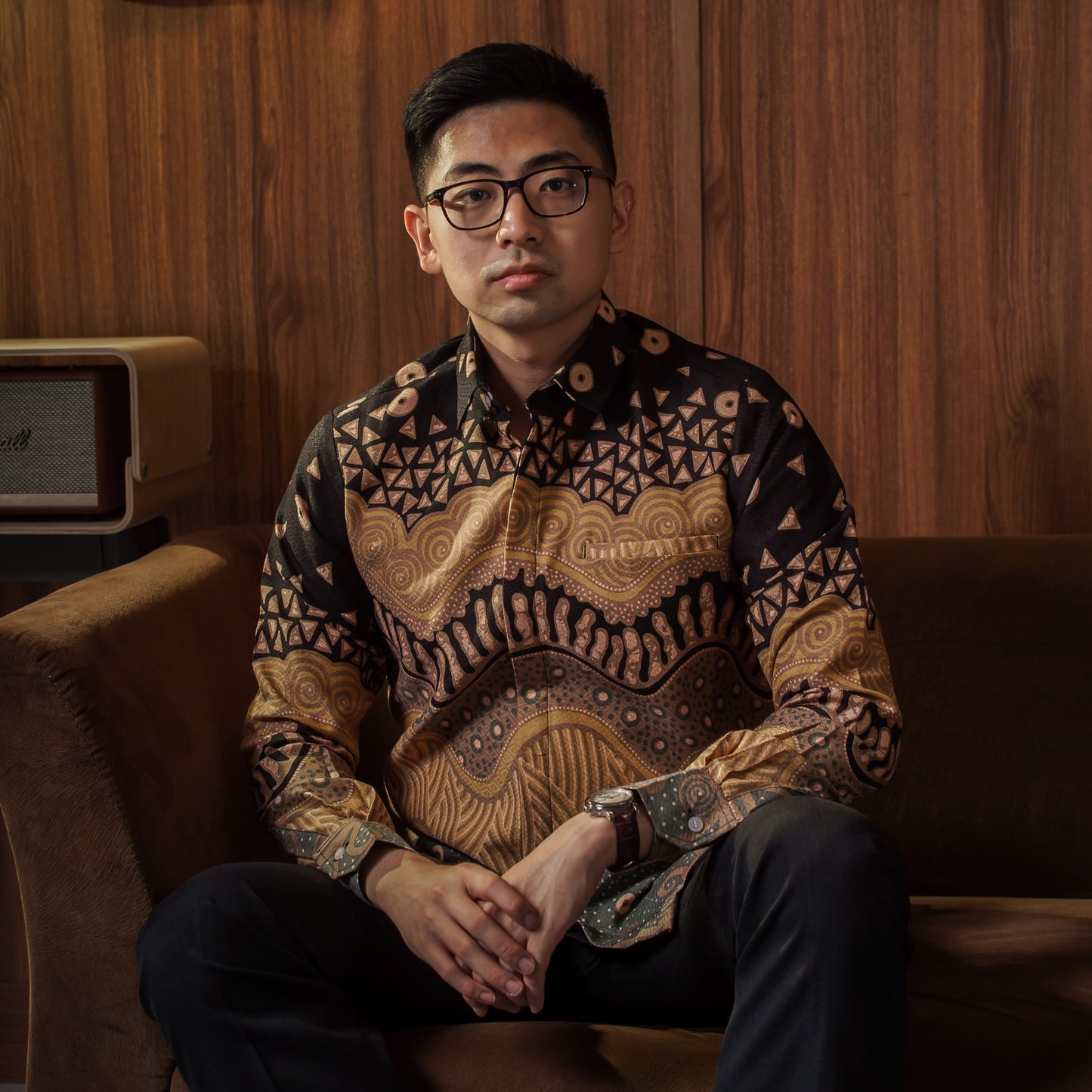 Staria - Mandalas Kemeja Batik Pria Premium Lengan Panjang