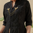 Thea Black - Mandalas Women's Kebaya Top