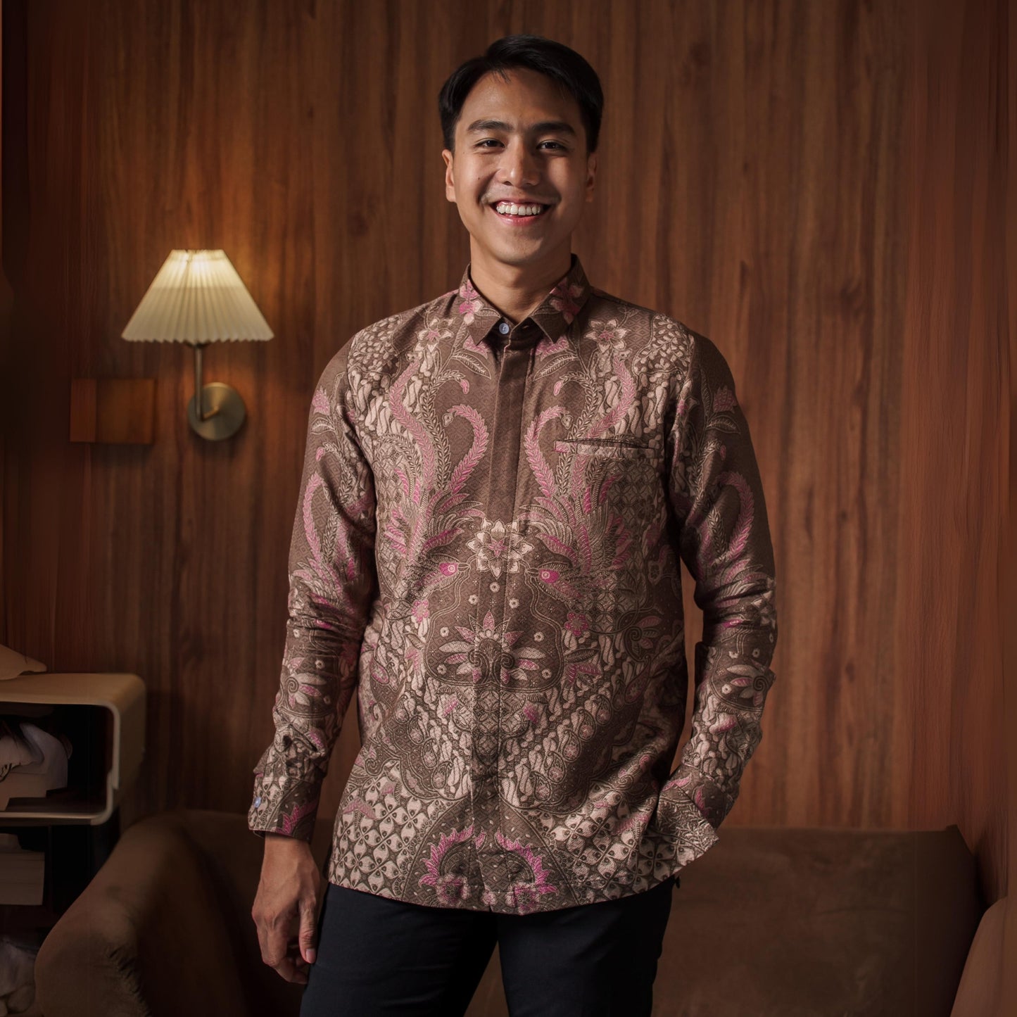 Verero - Mandalas Kemeja Batik Pria Premium Lengan Panjang