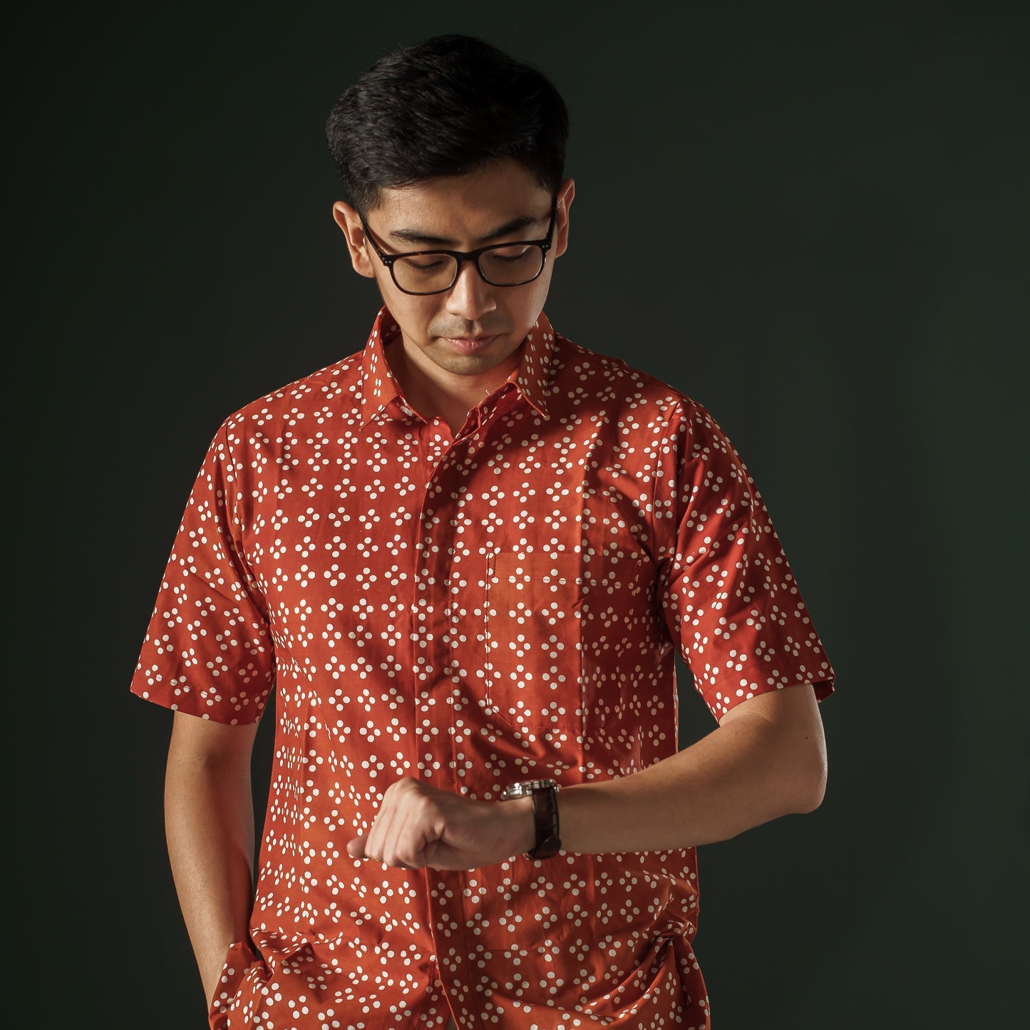 Wabata - Mandalas Kemeja Batik Pria Premium Lengan Pendek
