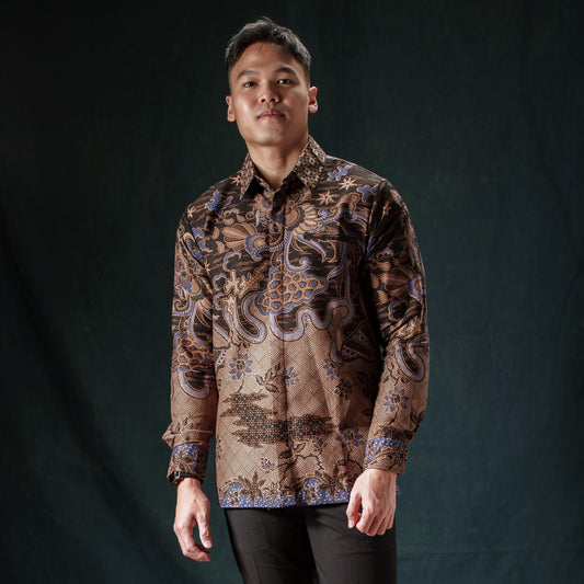 Wetan - Mandalas Kemeja Batik Pria Premium Lengan Panjang