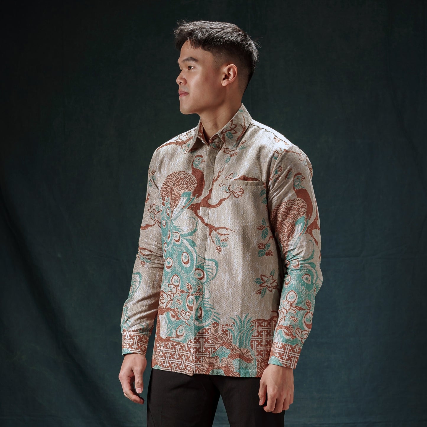 Zurtit - Mandalas Kemeja Batik Pria Premium Lengan Panjang