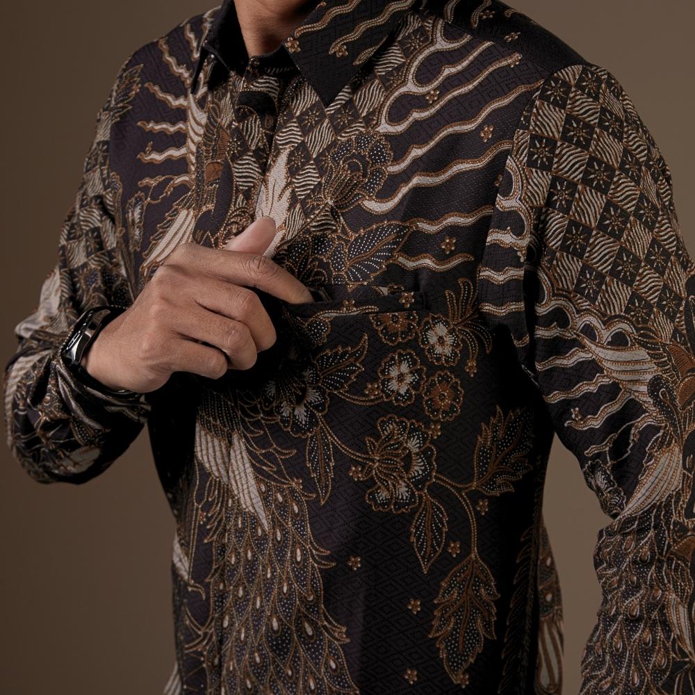 Angau - Mandalas Kemeja Batik Pria Premium Lengan Panjang