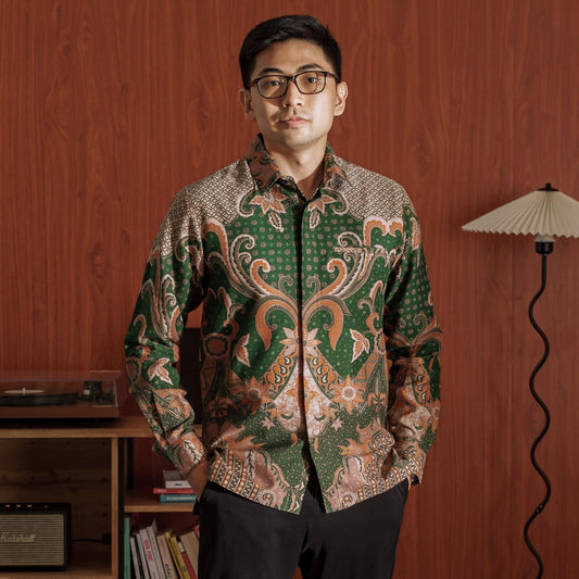 Darsagro - Mandalas Kemeja Batik Pria Premium Lengan Panjang