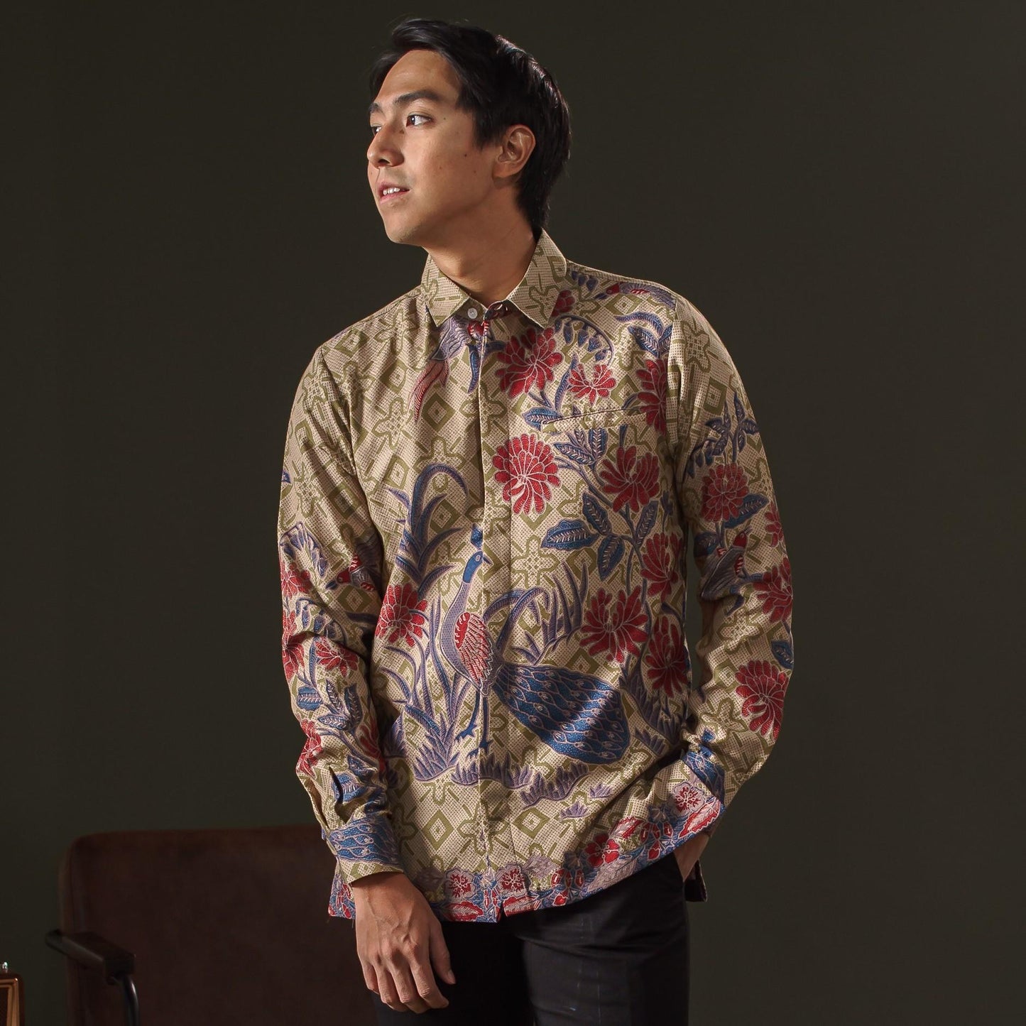 Coreta - Mandalas Kemeja Batik Pria Premium Lengan Panjang