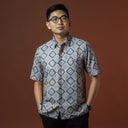 Adahi - Mandalas Kemeja Batik Pria Premium Lengan Pendek - Mandalas