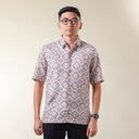Adanum - Mandalas Kemeja Batik Pria Premium Lengan Pendek - Mandalas
