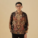 Adipati - Mandalas Set Sarimbit Couple Kemeja Lengan Panjang dan Rok Batik Premium - Mandalas
