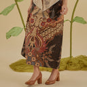 Adipati - Mandalas Set Sarimbit Couple Kemeja Lengan Panjang dan Rok Batik Premium - Mandalas