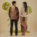 Adipati - Mandalas Set Sarimbit Couple Kemeja Lengan Panjang dan Rok Batik Premium - Mandalas