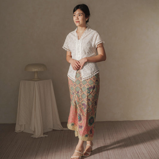 Dara - Mandalas Premium Women's Batik Wrap Skirt