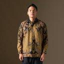 Agnisari - Mandalas Premium Men’s Long Sleeve Batik Shirt - Mandalas