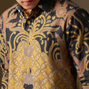 Agnisari - Mandalas Premium Men’s Long Sleeve Batik Shirt - Mandalas
