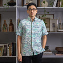 Aina - Mandalas Kemeja Batik Pria Premium Lengan Pendek - Mandalas
