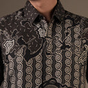 Akadian - Mandalas Kemeja Batik Pria Premium Lengan Pendek - Mandalas