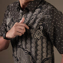Akadian - Mandalas Kemeja Batik Pria Premium Lengan Pendek - Mandalas