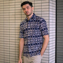 Akasan - Mandalas Kemeja Batik Pria Premium Lengan Pendek - Mandalas