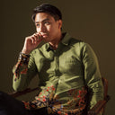 Akdar - Mandalas Kemeja Batik Pria Premium Lengan Panjang - Mandalas