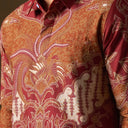 Albara - Mandalas Premium Men’s Long Sleeve Batik Shirt - Mandalas