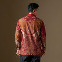 Albara - Mandalas Premium Men’s Long Sleeve Batik Shirt - Mandalas