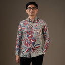 Alujo - Mandalas Kemeja Batik Pria Premium Lengan Panjang - Mandalas